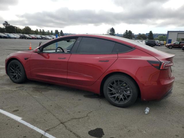 5YJ3E1EB4RF793476 - 2024 TESLA MODEL 3 RED photo 2