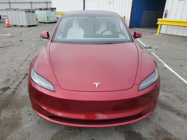 5YJ3E1EB4RF793476 - 2024 TESLA MODEL 3 RED photo 5
