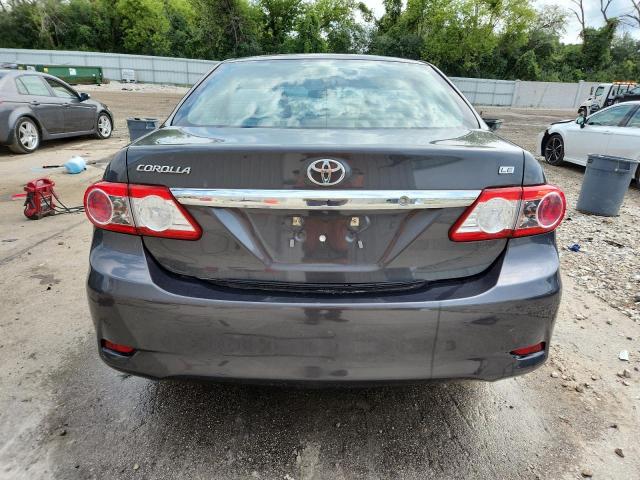 2T1BU4EE9DC079611 - 2013 TOYOTA COROLLA BASE CHARCOAL photo 6