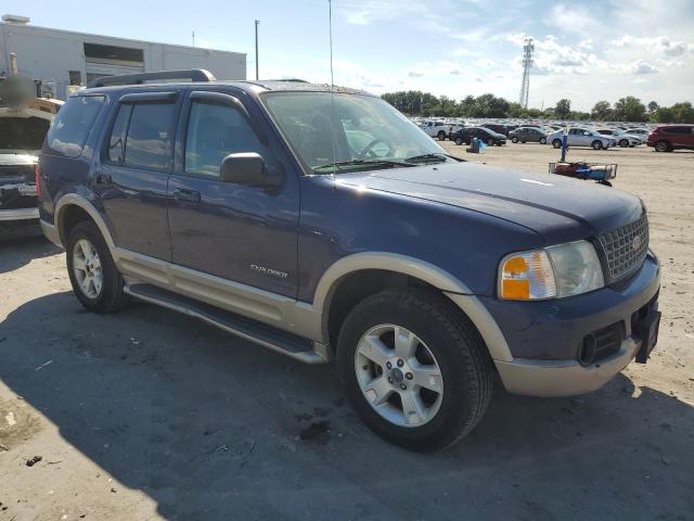 1FMZU74W65UA96988 - 2005 FORD EXPLORER EDDIE BAUER BLUE photo 4