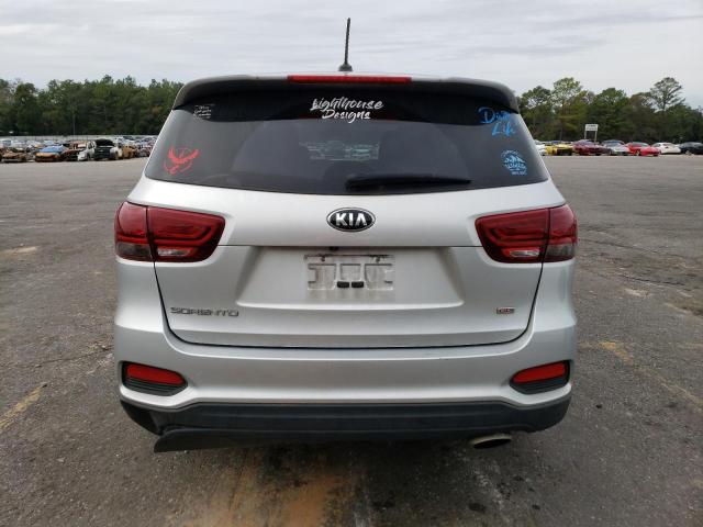 5XYPG4A32KG593688 - 2019 KIA SORENTO L SILVER photo 6