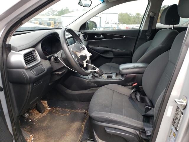 5XYPG4A32KG593688 - 2019 KIA SORENTO L SILVER photo 7