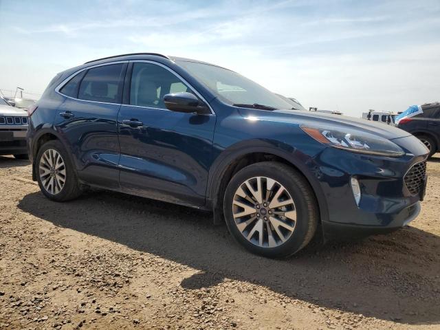 1FMCU9J95LUC19032 - 2020 FORD ESCAPE TITANIUM 蓝色 照片 4