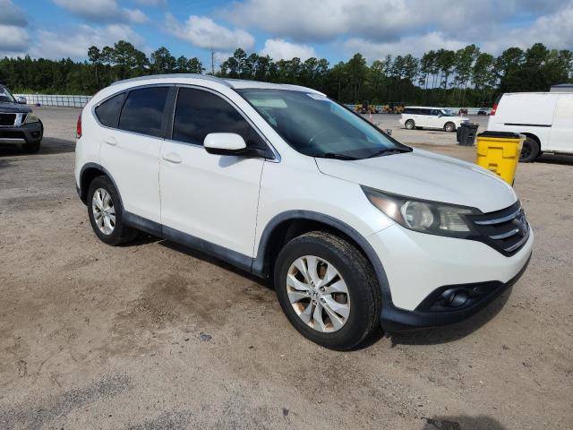 5J6RM3H72DL030498 - 2013 HONDA CR-V EXL WHITE photo 4