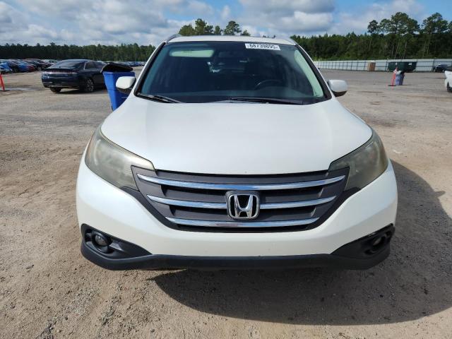 5J6RM3H72DL030498 - 2013 HONDA CR-V EXL WHITE photo 5
