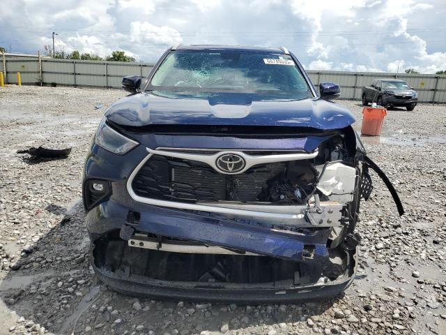 5TDGZRAH3NS554697 - 2022 TOYOTA HIGHLANDER XLE Mavi fotoğraf 5
