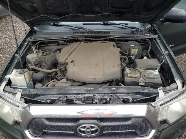 5TFLU4EN5EX106987 - 2014 TOYOTA TACOMA DOUBLE CAB GREEN photo 11