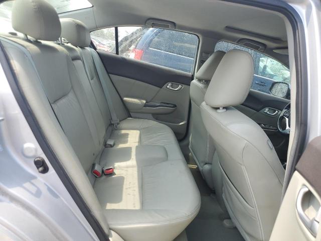 2HGFB2F96CH502745 - 2012 HONDA CIVIC EXL ვერცხლისფერი ფოტო 10