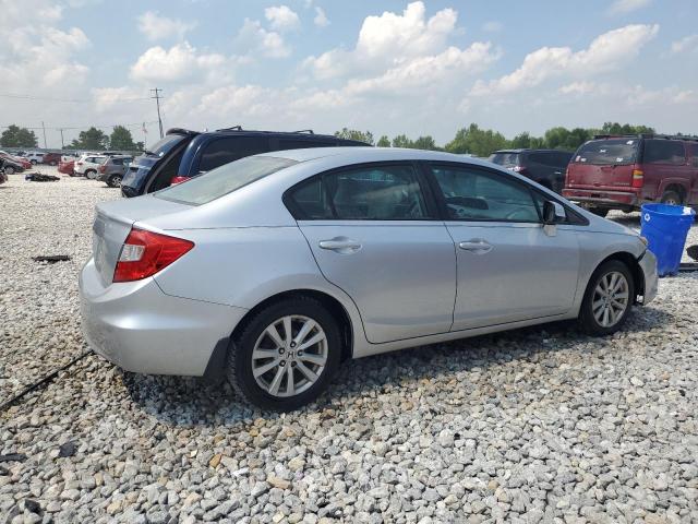 2HGFB2F96CH502745 - 2012 HONDA CIVIC EXL ვერცხლისფერი ფოტო 3