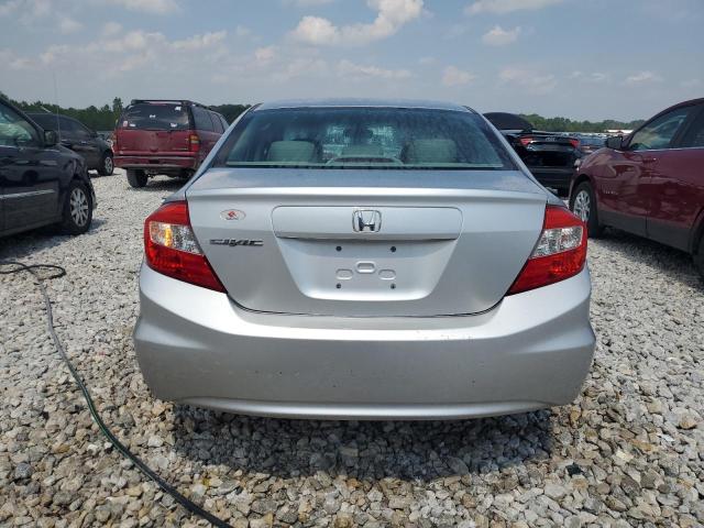 2HGFB2F96CH502745 - 2012 HONDA CIVIC EXL ვერცხლისფერი ფოტო 6