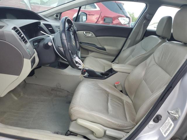 2HGFB2F96CH502745 - 2012 HONDA CIVIC EXL ვერცხლისფერი ფოტო 7