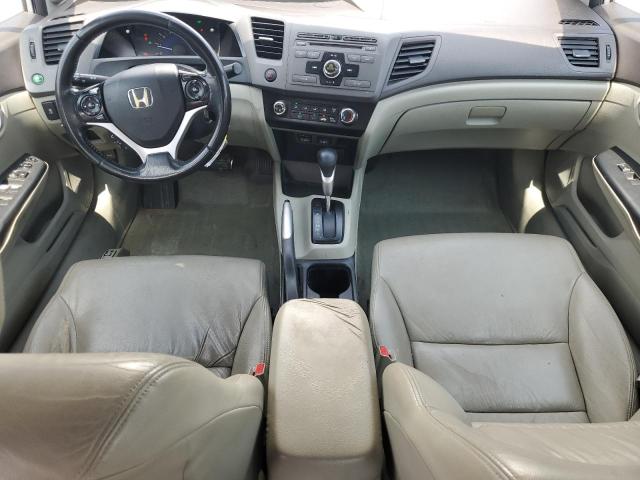 2HGFB2F96CH502745 - 2012 HONDA CIVIC EXL ვერცხლისფერი ფოტო 8