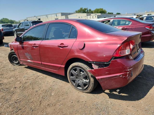 2HGFA165X8H536639 - 2008 HONDA CIVIC LX წითელი ფოტო 2