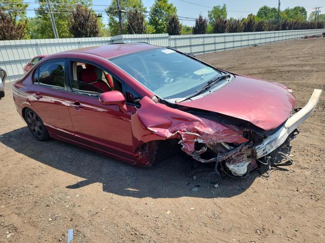 2HGFA165X8H536639 - 2008 HONDA CIVIC LX წითელი ფოტო 4