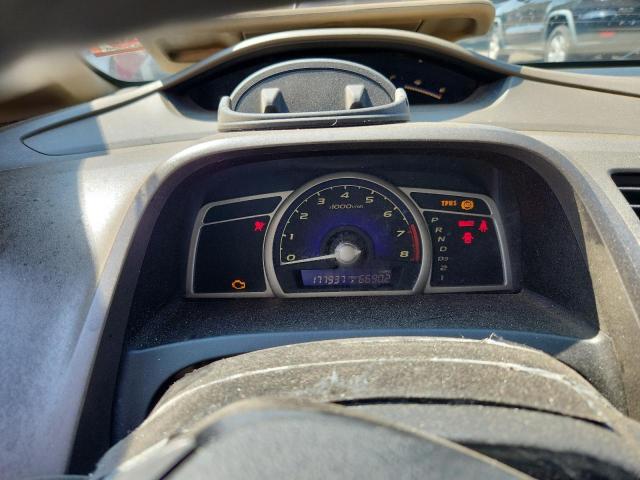 2HGFA165X8H536639 - 2008 HONDA CIVIC LX წითელი ფოტო 9