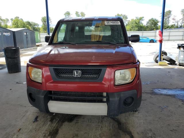5J6YH18716L004448 - 2006 HONDA ELEMENT EX 勃艮第红 照片 5