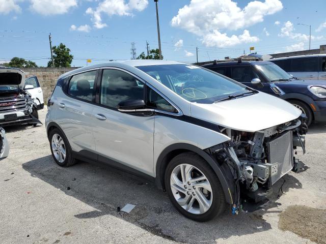 1G1FW6S04N4126329 - 2022 CHEVROLET BOLT EV 1LT SILVER photo 4