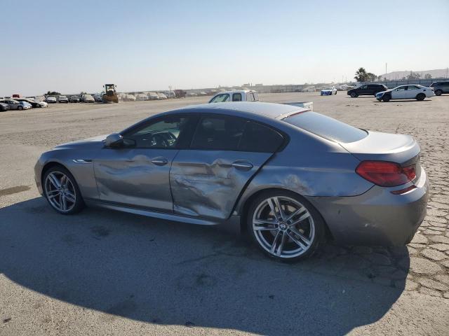 WBA6A0C50FD318259 - 2015 BMW 640 I GRAN COUPE GRAY photo 2