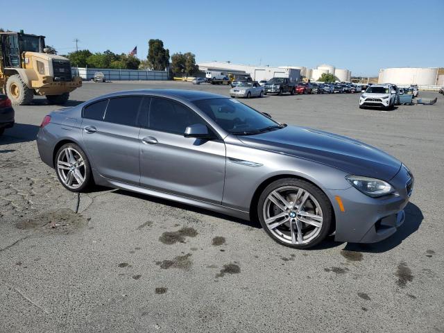 WBA6A0C50FD318259 - 2015 BMW 640 I GRAN COUPE GRAY photo 4