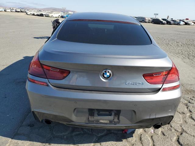 WBA6A0C50FD318259 - 2015 BMW 640 I GRAN COUPE GRAY photo 6
