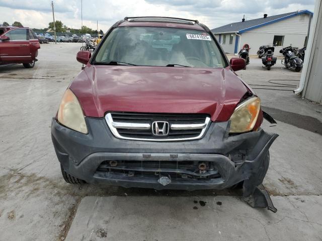 JHLRD78882C065245 - 2002 HONDA CR-V EX 栗色 照片 5