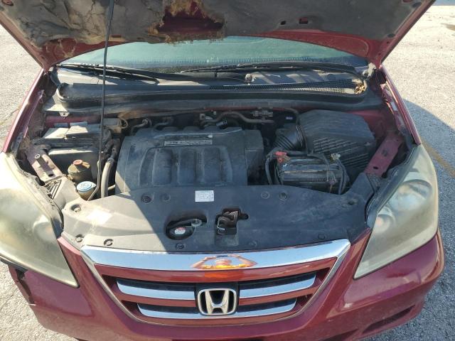 5FNRL38605B416454 - 2005 HONDA ODYSSEY EXL 红色 照片 12