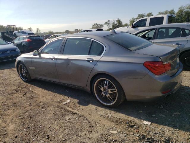 WBAKB8C50ACY63998 - 2010 BMW 750 LI SILVER photo 2