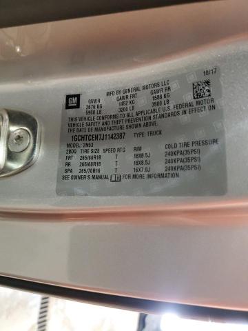 1GCHTCEN7J1142387 - 2018 CHEVROLET COLORADO LT SILVER photo 13