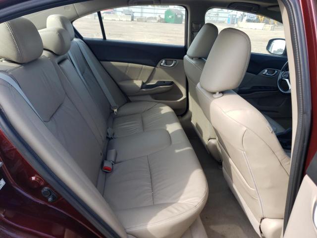 19XFB2F92CE050626 - 2012 HONDA CIVIC EXL 勃艮第红 照片 10