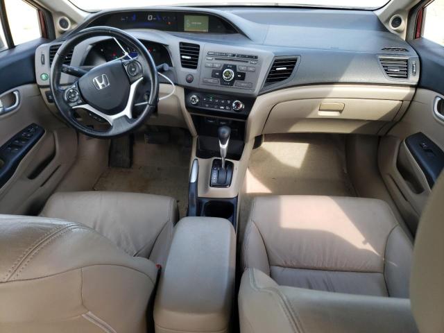 19XFB2F92CE050626 - 2012 HONDA CIVIC EXL 勃艮第红 照片 8
