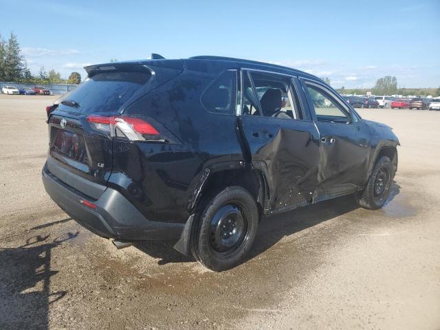 2T3Z1RFV8MW185203 - 2021 TOYOTA RAV4 LE BLACK photo 3