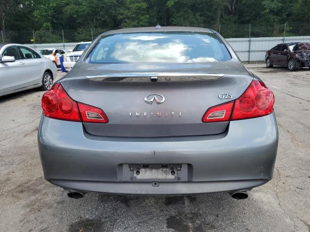 JN1DV6AP7CM812011 - 2012 INFINITI G25 BASE SILVER photo 6