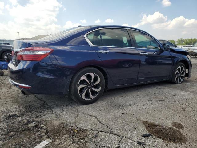 1HGCR2F80HA090060 - 2017 HONDA ACCORD EXL BLUE photo 3