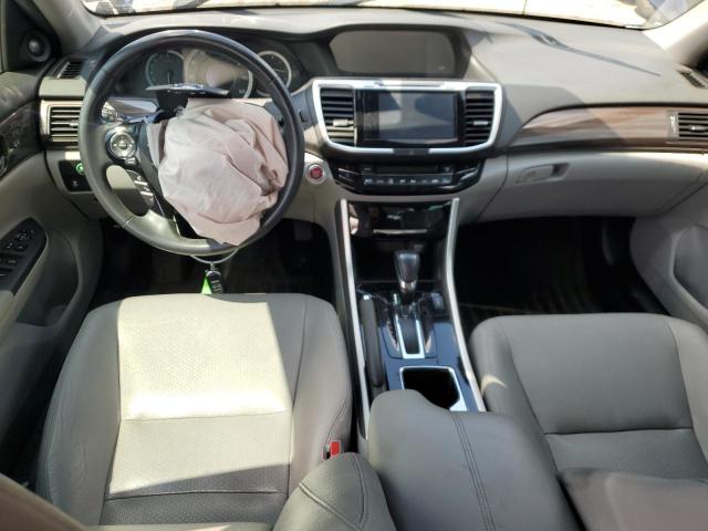 1HGCR2F80HA090060 - 2017 HONDA ACCORD EXL BLUE photo 8