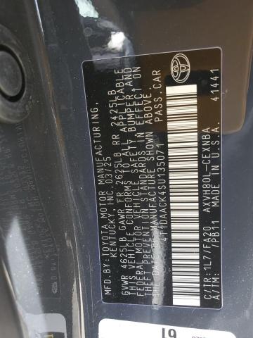 4T1DAACK4SU135071 - 2025 TOYOTA CAMRY XSE 灰色 照片 12