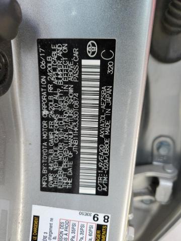 JTNB11HK3J3010874 - 2018 TOYOTA CAMRY L Gümüş foto 12