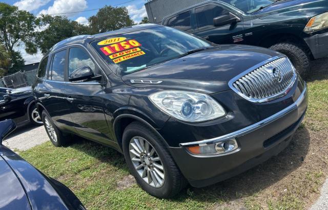 5GAKRBED8BJ339609 - 2011 BUICK ENCLAVE CXL BLACK photo 1