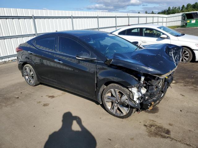 5NPDH4AEXGH657848 - 2016 HYUNDAI ELANTRA SE BLACK photo 4