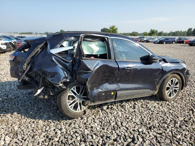 1FMCU9CZ1MUA76496 - 2021 FORD ESCAPE SEL BLUE photo 3