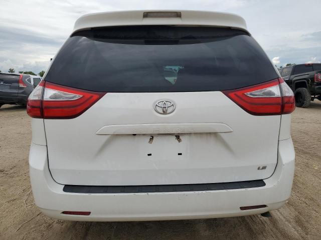 5TDKZ3DC5HS848629 - 2017 TOYOTA SIENNA LE WHITE photo 6