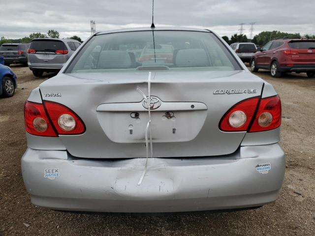 1NXBR32E55Z482730 - 2005 TOYOTA COROLLA CE 银色 照片 6