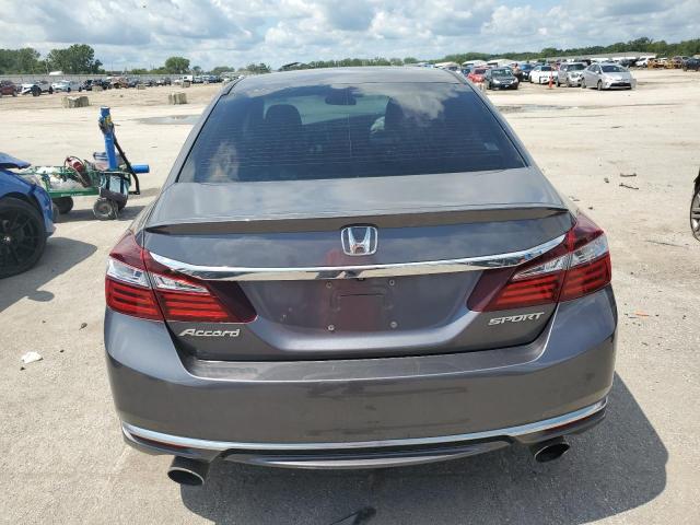 1HGCR2F67HA167005 - 2017 HONDA ACCORD SPORT Schwarz Foto 6