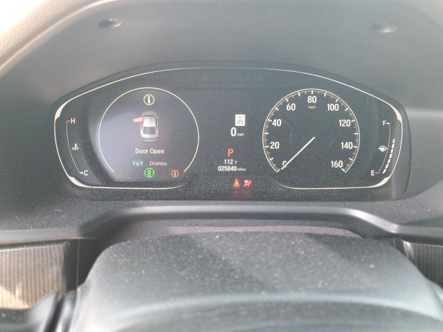 1HGCV1F34NA033852 - 2022 HONDA ACCORD SPORT ვერცხლისფერი ფოტო 9