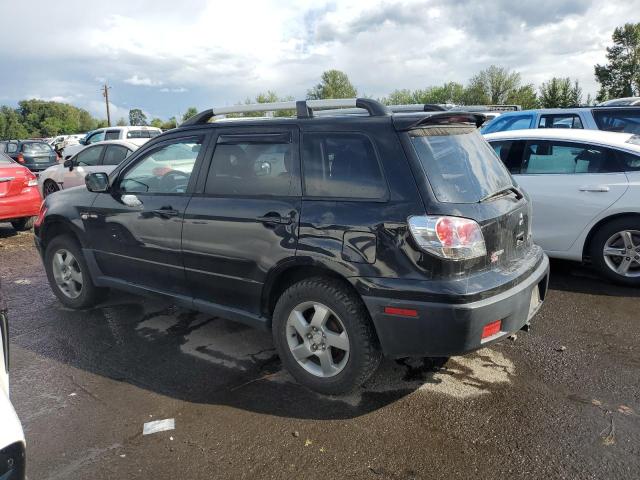 JA4LZ41GX3U063460 - 2003 MITSUBISHI OUTLANDER XLS BLACK photo 2