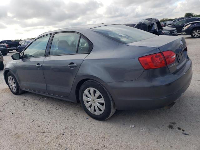 3VW1K7AJ1EM400732 - 2014 VOLKSWAGEN JETTA BASE GRAY photo 2