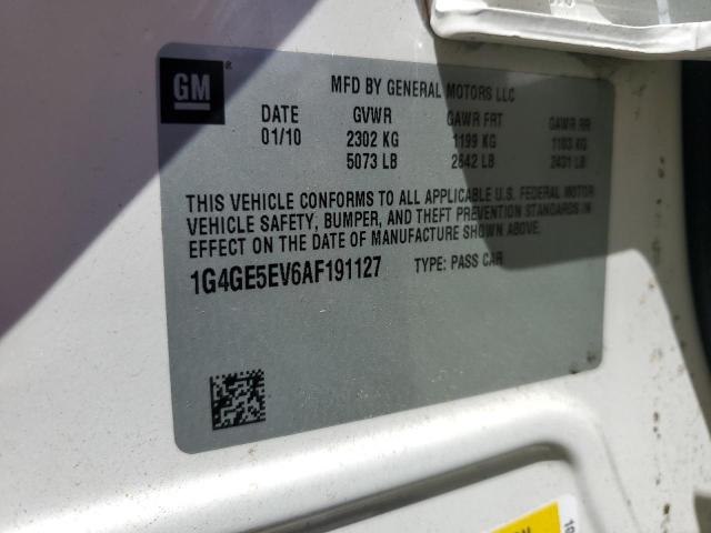 1G4GE5EV6AF191127 - 2010 BUICK LACROSSE CXS Krem foto 13