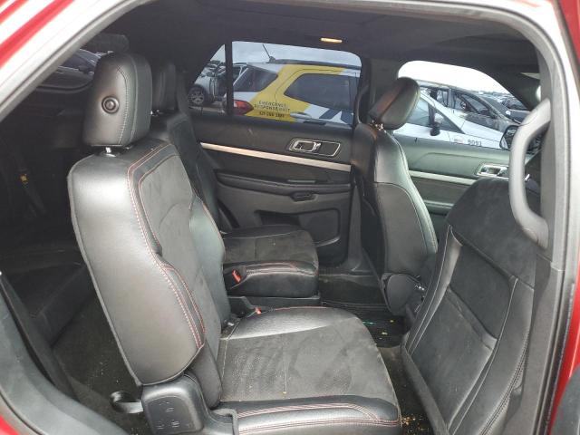 1FM5K7D88JGA23958 - 2018 FORD EXPLORER XLT Kırmızı fotoğraf 11