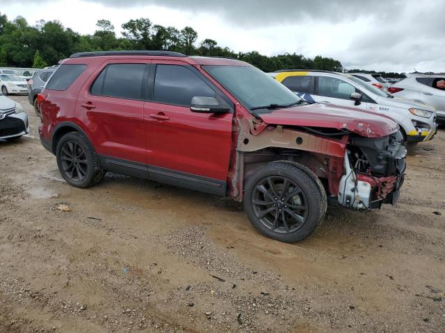 1FM5K7D88JGA23958 - 2018 FORD EXPLORER XLT Kırmızı fotoğraf 4