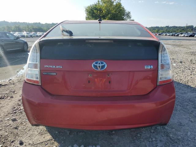 JTDKN3DU8A0118100 - 2010 TOYOTA PRIUS RED photo 6