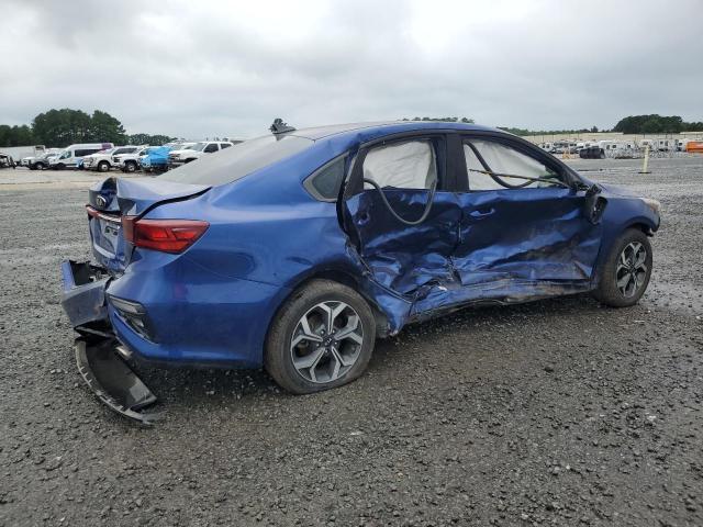 3KPF24AD0KE027688 - 2019 KIA FORTE FE ლურჯი ფოტო 3